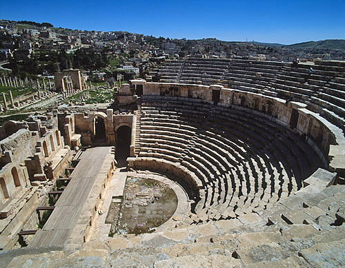 North theatre, Roman period Jerash, Jordan