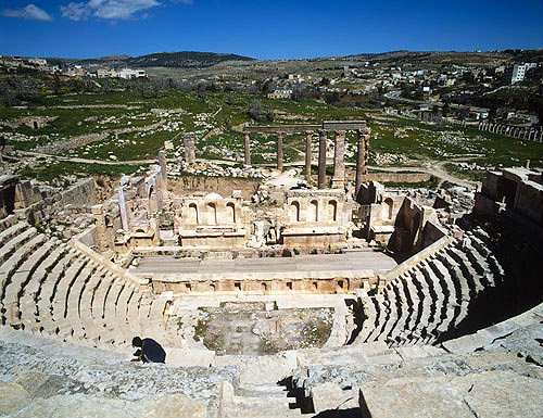 North theatre, first or second century, Roman period, Jerash, Jordan