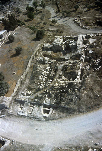 Roman baths, Umm Qais (Gadara), Hellenistic-Roman city, Jordan