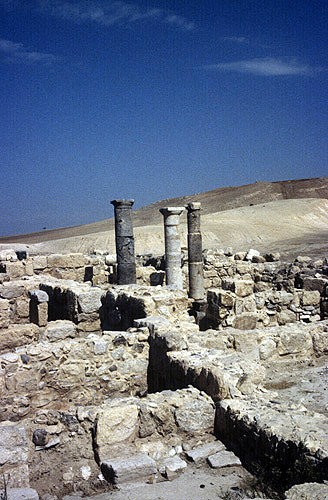 Part of excavations on ancient tell, Jordan