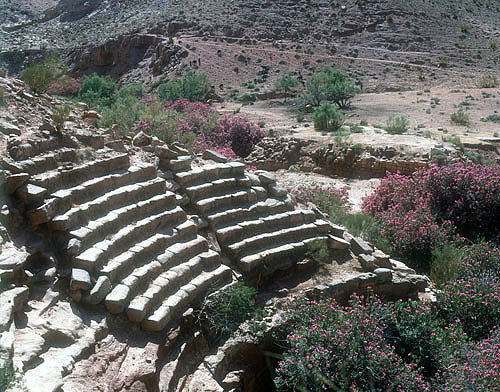 Theatre, Wadi Sabra, Petra. Jordan