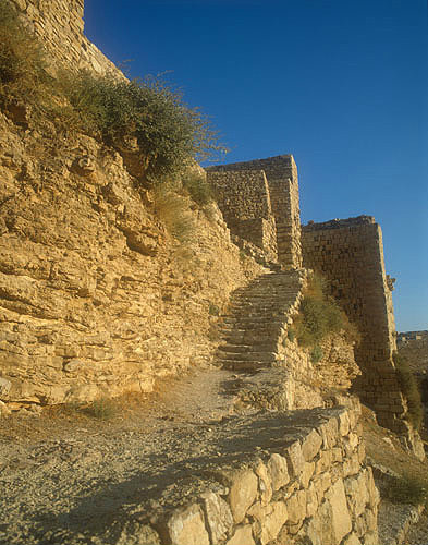 Kerak Crusader Castle, built 1142 by Payen le Bouteiller, Kerak, Jordan
