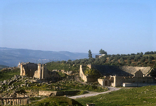 South Theatre and Temple of Zeus, Jerash, Jordan
