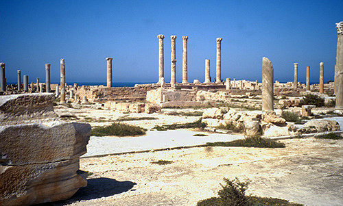 Libya, Sabratha, the Forum, 4th century AD