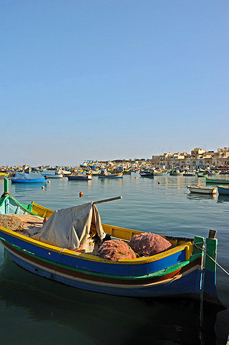 Marsaxlokk, harbour of Malta