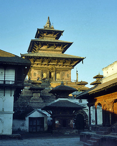 Temple in Boudhanath, Nepal