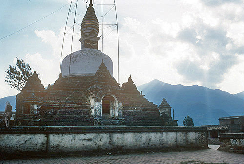 Buddist Stupa, Kirtipur, Nepal