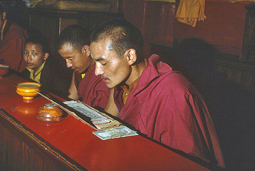 Buddhist monks, Kathmandu, Nepal