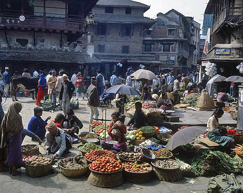 Street market, Kathmandu, Nepal