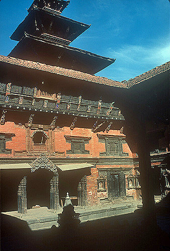 Sundari Chowk courtyard in old Royal Palace, Patan, Nepal