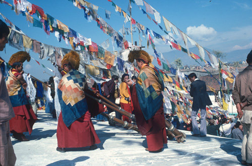 Nepal Boudhnath Buddhist New Year Festival