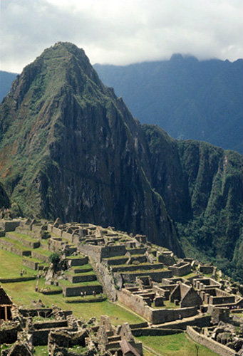 Peru Machu Picchu main square
