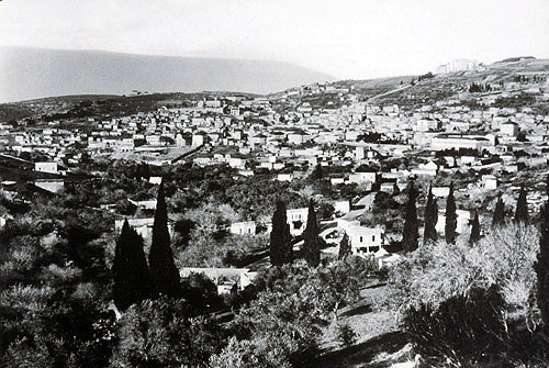 Nazareth, general view from east, circa 1910, Palestine