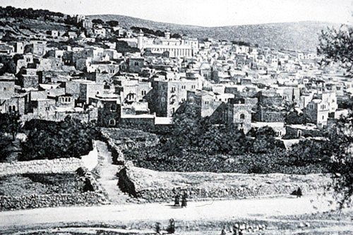 Hebron, burial place of Abraham, circa 1906, old postcard, Palestine