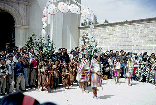Peru, festival at Franciscan Monastery near Huancayo