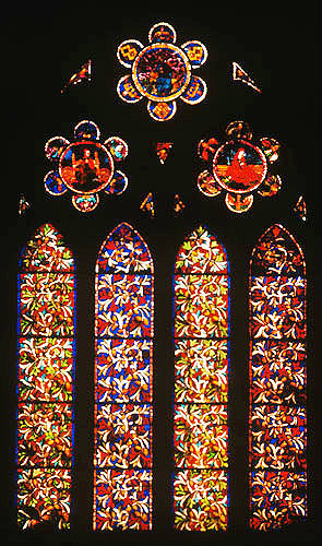 South nave aisle window, fourth from east, twentieth century, Leon Cathedral, Spain