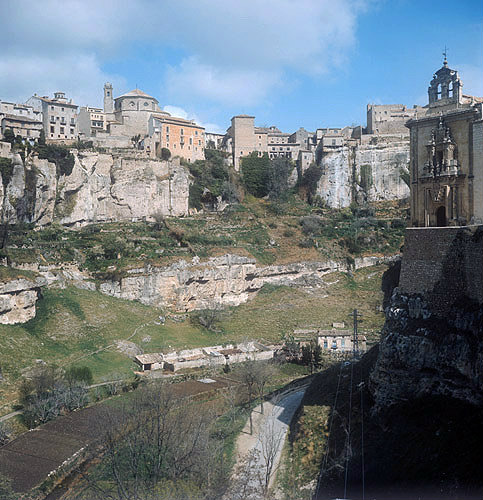 Cuenca, north east quarter of old city, Castilla-La Mancha, Spain