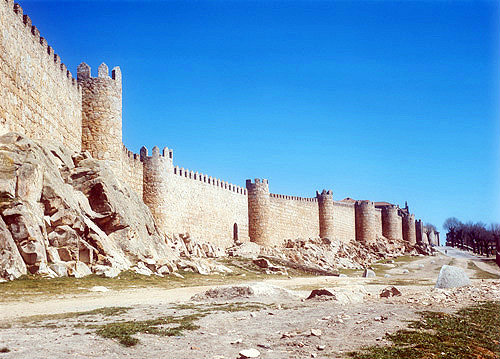 South wall, central sector, Avila, Spain
