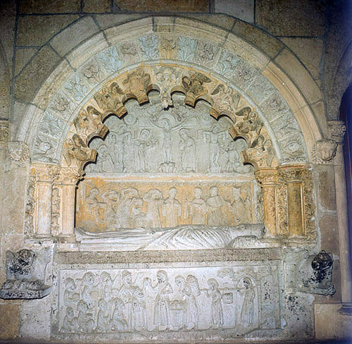 Tomb of Bishop Rodrigo, by Zamosa, sixteenth century, Leon Cathedral, Leon, Spain