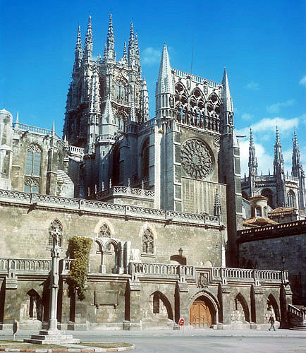 Burgos Cathedral, south aspect, thirteenth century to sixteenth century, Burgos, Spain