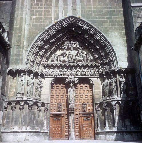 South portal, Puerta del Sarmental, thirteenth century, Burgos Cathedral, Burgos, Spain