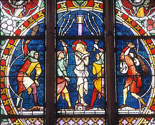 Scourging of Christ, fourteenth century, Konigsfelden, Switzerland