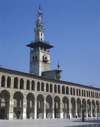 Great Ommayad Mosque and Jesus Minaret, 8th century, Damascus, Syria