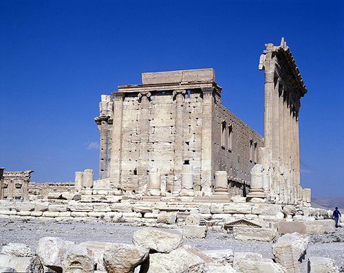 Syria, Palmyra, the cella of the Temple of Bel