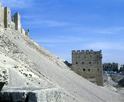 Alepppo, the citadel, Syria.