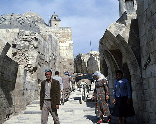 Syria, Aleppo, inside the citadel