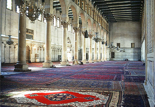 Omayyad Mosque, interior, which dates from eighth century, Damascus,Syria