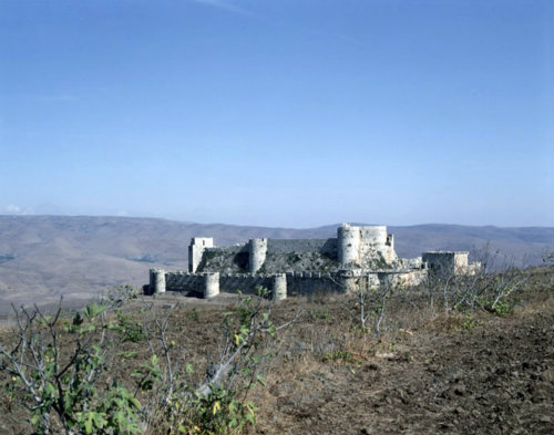 Krak des Chevaliers, Crusader castle, twelfth century, Syria