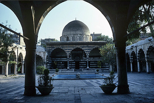 Syria, Damascus, the Tekkiye Mosque Madresa or Al-Salimya madrasa built by the Turkish architect Sinan in 1560 for Selim II