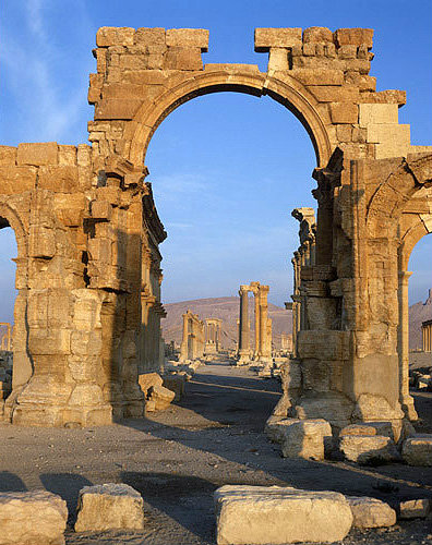 Syria, Palmyra, triumphal arch