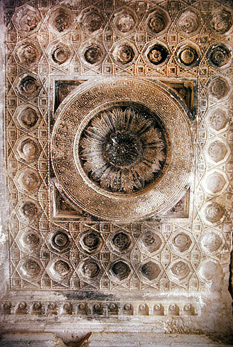Ceiling decoration, detail, temple of Bel, Palmyra, Syria