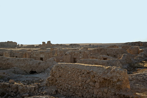 Dura Europos, Syria, remains of buildings North of agora