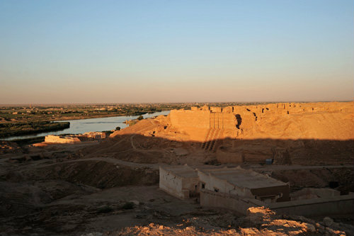 Dura Europos, Syria, third century BC first citadel in East corner of walls