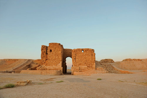 Dura Europos, Syria, second century BC Palmyra Gate, view from West outside the gate