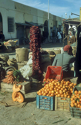 Market day at Foum Tataouine, Tunisia