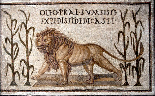 Lion, Bardo Museum, Tunis, Tunisia