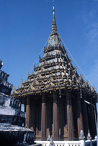 Shrine in the Wat Phra Buddha Badh, Saraburi, Thailand