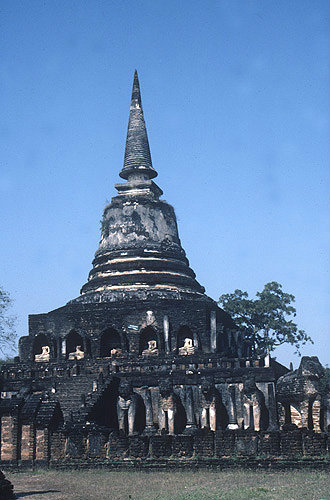 Wat Chang Lom temple, Sri Sachanalai, Thailand
