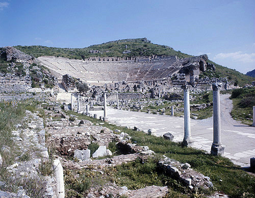 Theatre which seated 24,000, Ephesus, Turkey