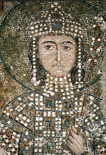 Turkey Istanbul Emperor Alexius Comnenus detail of the mosaic in the south gallery Hagia Sophia 11th century