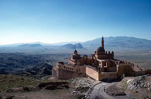 Turkey, Dogubayzit district,  Ishak Pasha Palace, begun by Colak Abdi Pasha in 1685 and completed by his grandson Ishak (Isaac) Pasha in 1784
