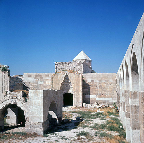 Turkey, Sultanhani, thirteenth century Selcuk caravanserai between Konya and Aksaray