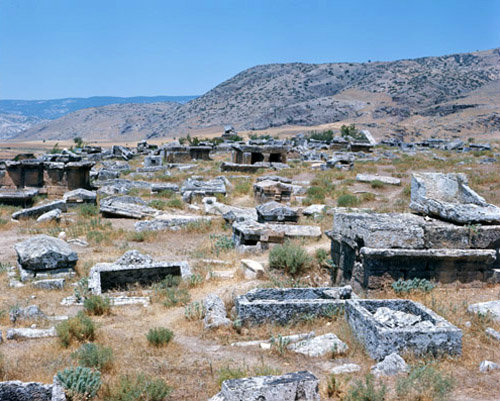 Turkey Hierapolis part of the necropolis