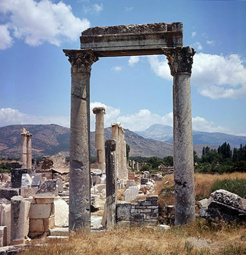 Temple of Aphrodite, Aphrodisias, ancient region of Phrygia, Turkey