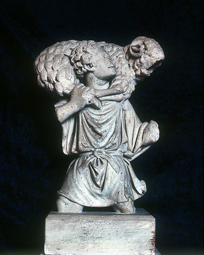 Good Shepherd, 4th century sculpture, Archaeological Museum, Istanbul, Turkey