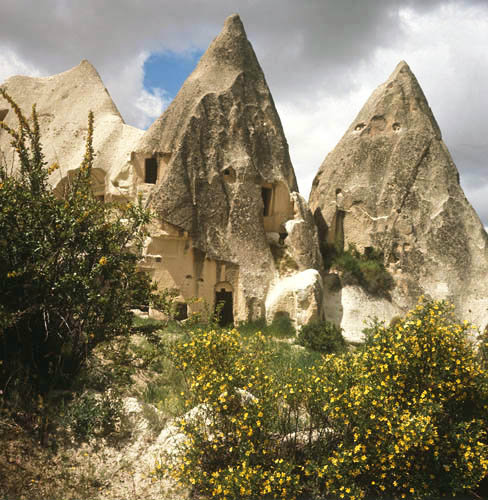 Rock-cut churches, Goreme Valley,  Cappadocia, Turkey